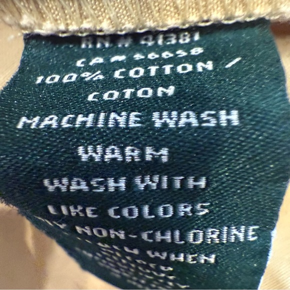 Lauren Ralph Lauren Women's Shirt Dress Denim Khaki Button Down Size M - Picture 9 of 10